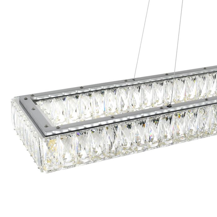 CWI Lighting Felicity LED Chandelier with Chrome Finish