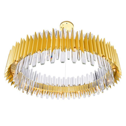 CWI Lighting Cityscape 24 Light Chandelier with Satin Gold finish