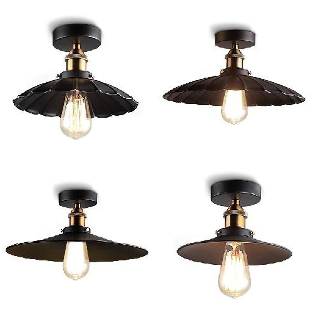 Circular Teardrop Pendant Light Industrial Hallway Lighting LED Ceiling Light