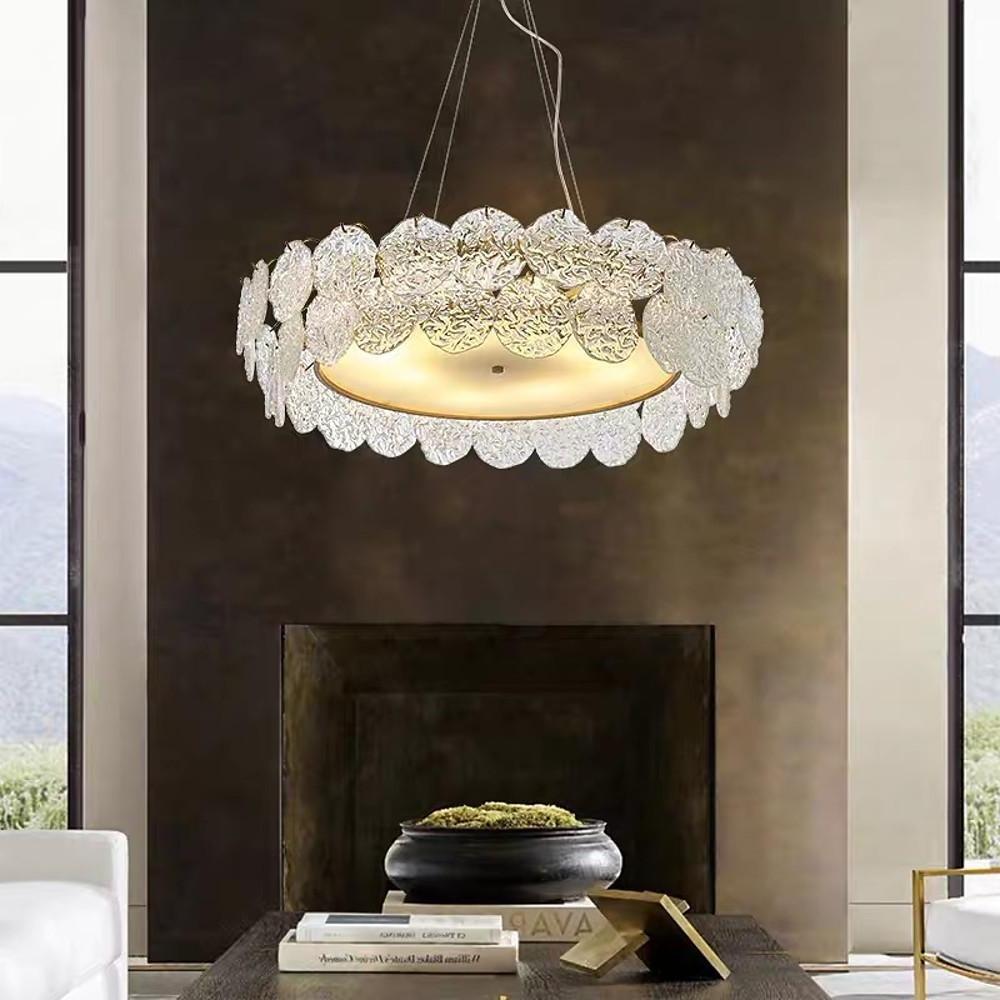 Shell Chandeliers Glass Acrylic LED Kitchen Dining Room Lighting Ceiling Light