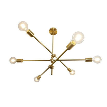 Modern Sputnik Chandelier 6 Bulbs