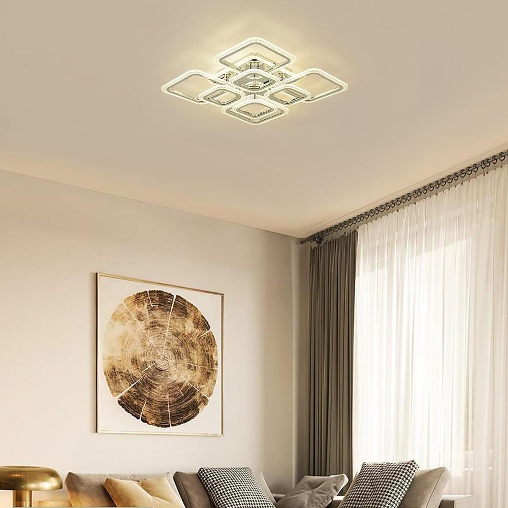 5 Square LED Modern Ceiling Lights Fixture Flush Mount Lighting Ceiling Lamp