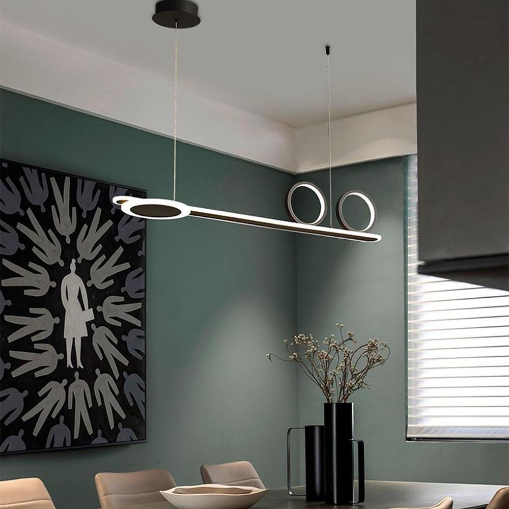 3 Circles Linear Design LED Modern Pendant Lighting Chandeliers