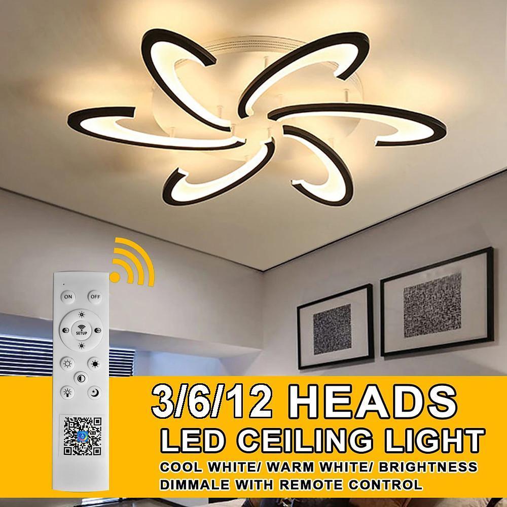 Artistic Flush Mount Ceiling Lights Geometric Acrylic LED Lights