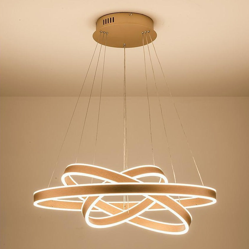 Modern Circle Foyer Chandelier Ideas Aluminum Kitchen Dining Room Ceiling Light