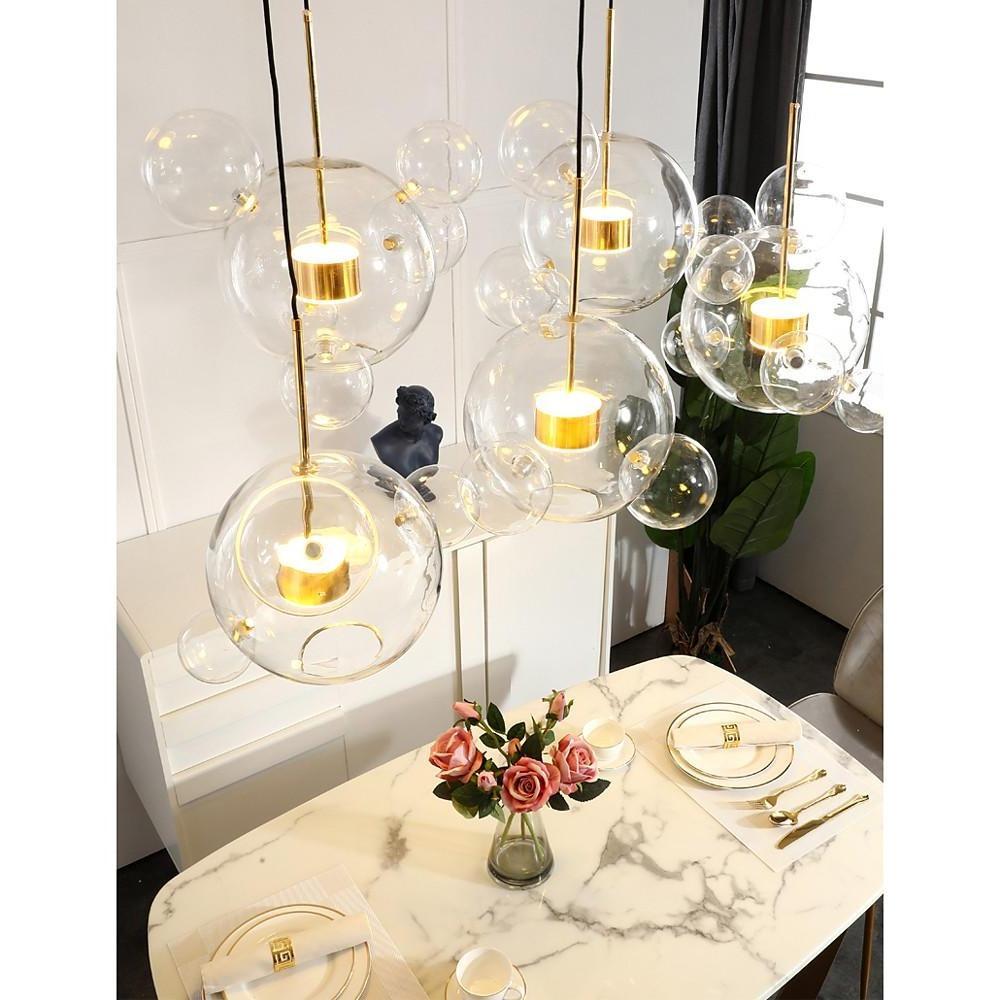 Globe Bubble Glass Pendant Light Modern Pendant Lighting