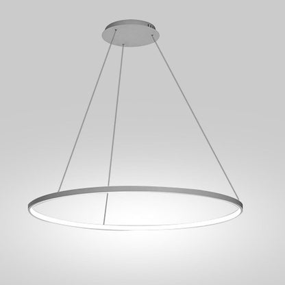 Starto 24'' Acrylic Big Ring Opal Shade Single Pendant Light