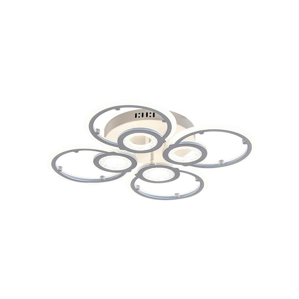 Ring Display Metal Geometric Style Design Flush Mount Lighting LED Bedroom Ceiling Lights