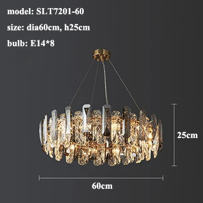 Lazzo Crystal Modern Chandelier