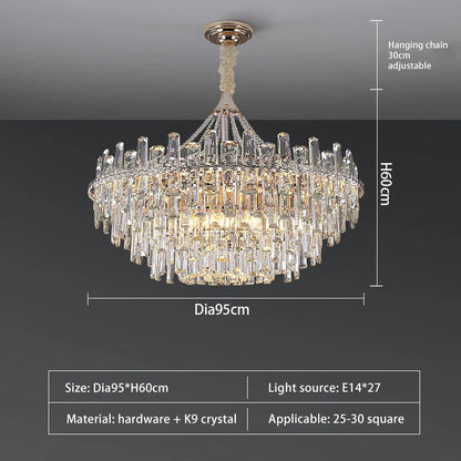 Gio Crystal Modern Chandelier