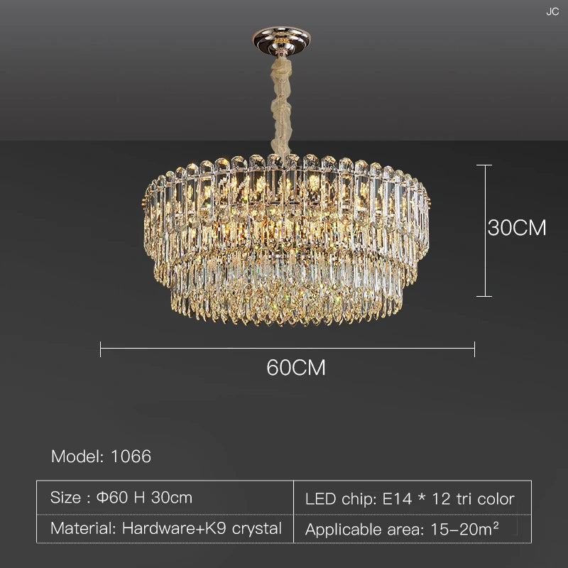 Gio Crystal Chandelier