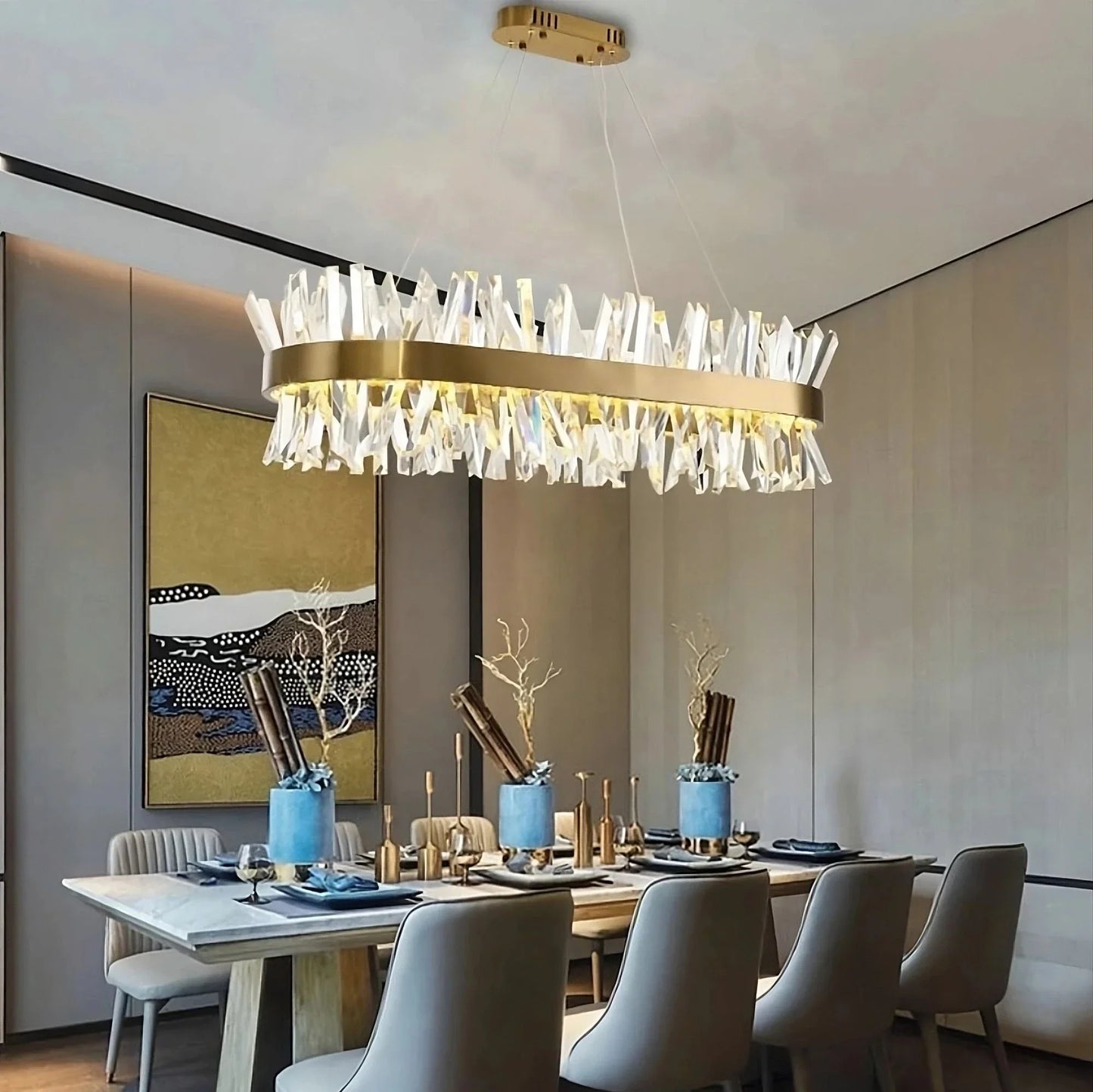 Calvi Crystal Dining Room Chandelier