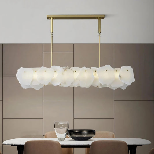 Natural Marble Dining Room Chandelier