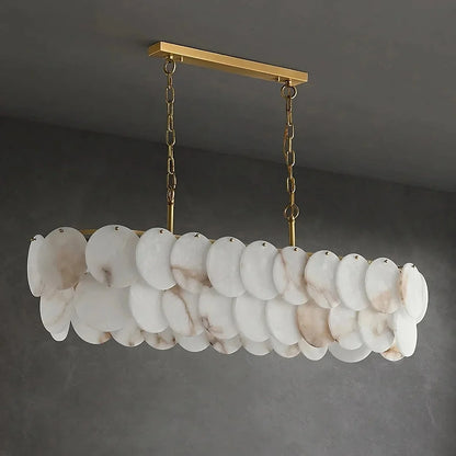 Moonshade Marble Dining Room Chandelier