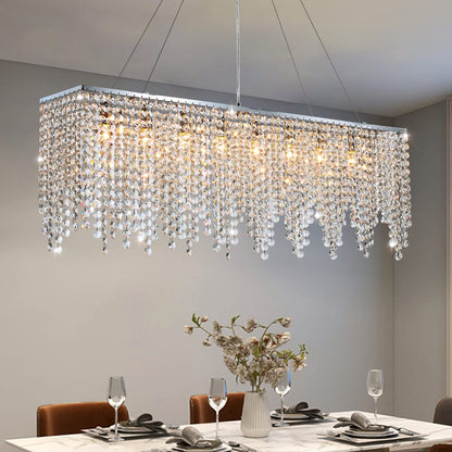 Alleri 40" Crystal Kitchen Island Chandelier