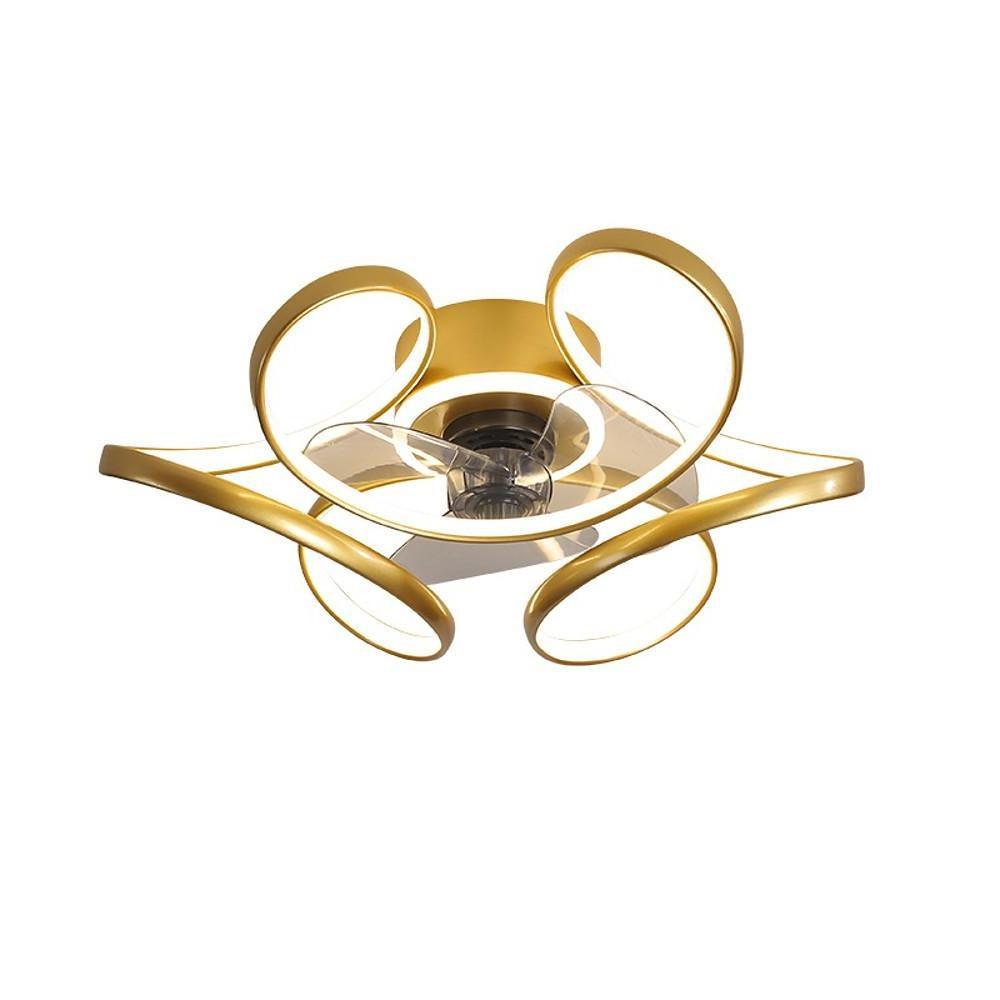 3 Bladed Cluster Modern Ceiling Fan with Light