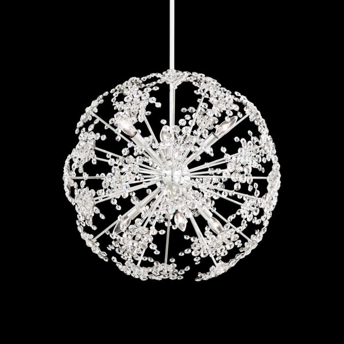 Esteracae 6-Light Pendant in Antique Silver