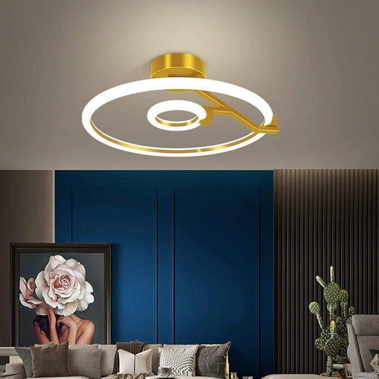 Rings Flush Mount Ceiling Light Abitrary LED Light