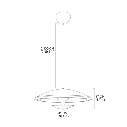 Artistic Novelty Modern Island Chandelier Acrylic Metal Ceiling Light