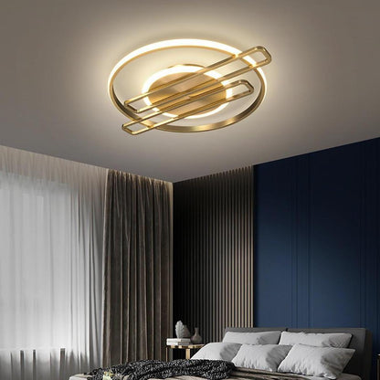 Circular Linear LED Flush Mount Ceiling Light LED Light