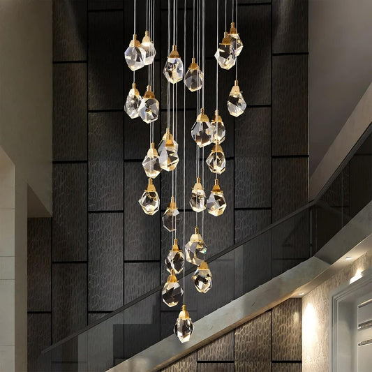 Diamante Crystal Pendant Chandelier