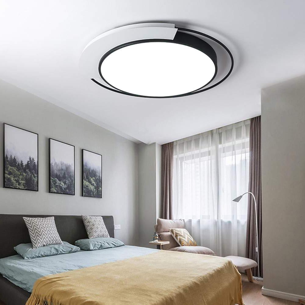 Modern Circular Flush Mount Ceiling Light Light 1 Light