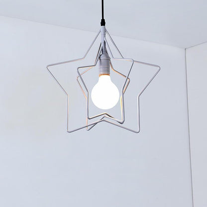 Multiple Star Shaped LED Modern Pendant Light Hanging Lamp Island Lights