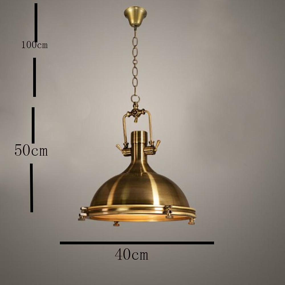 Vintage Metal Lantern Design LED Industrial Pendant Lights Chandeliers