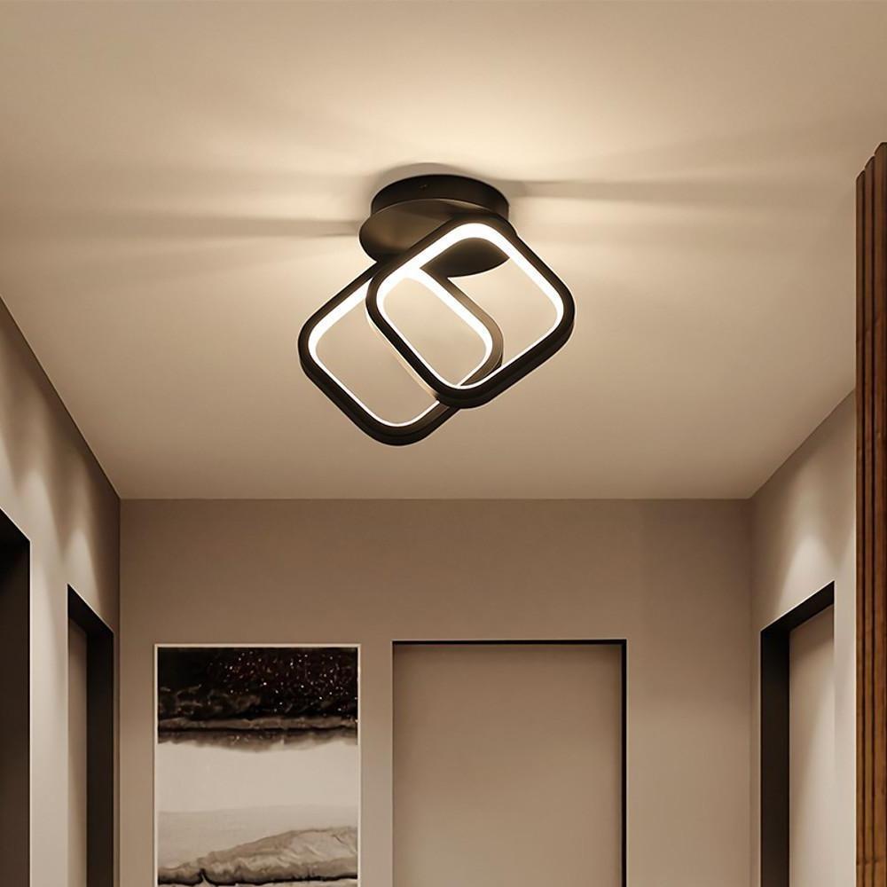 2 Ring Flush Mount Ceiling Light Minimalist LED Light