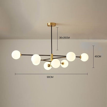 Industrial Modern Cluster Globe Geometric Pendant Light Ceiling Light