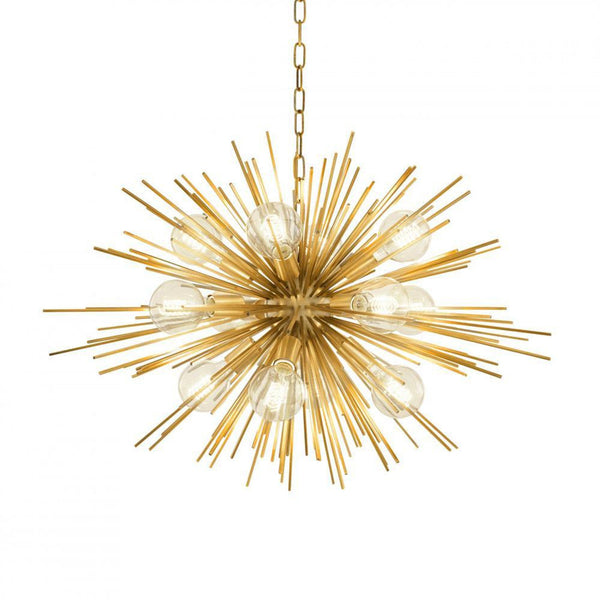 Chandelier, 12-Light, Matte Brass, 35.43"W (110207UL YV0J03YU2X)