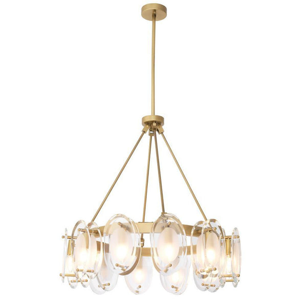 Chandelier, 12-Light, Antique Brass, 29.53"W (114592UL YV0J03YV0Q)