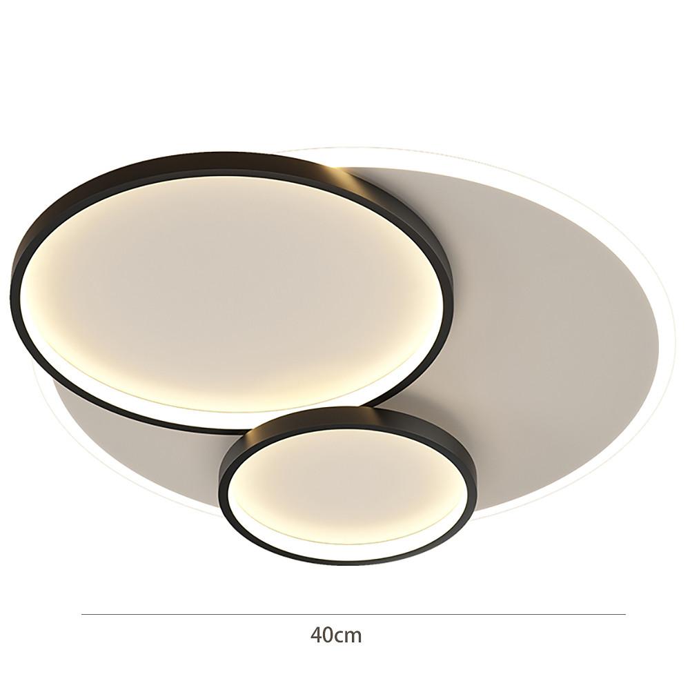 3 Circles Metal Modern Style Design Flush Mount Lighting LED Bedroom Ceiling Lights