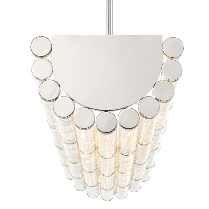 Elliot 6-Light Chandelier in Polished Nickel