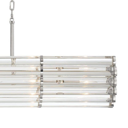 Elliot 6-Light Chandelier in Polished Nickel