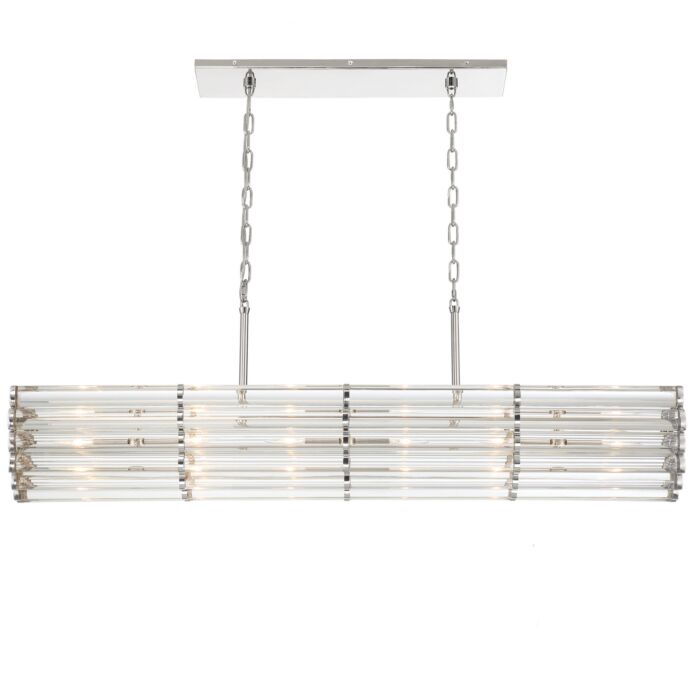 Elliot 6-Light Chandelier in Polished Nickel