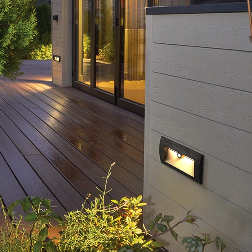 Embedded Motion Sensor Design LED Step Light for Courtyard Terrace Garden