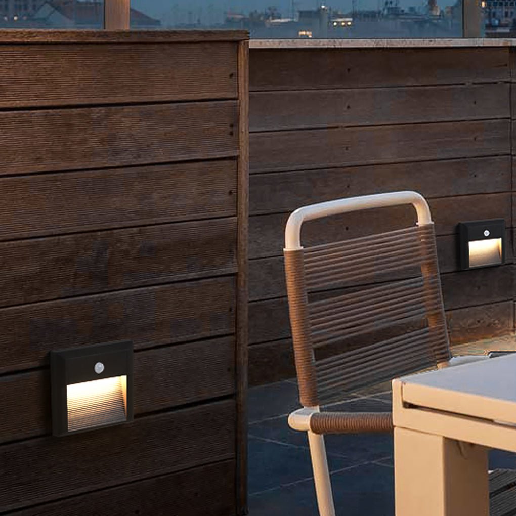 Embedded Motion Sensor Design LED Step Light for Courtyard Terrace Garden