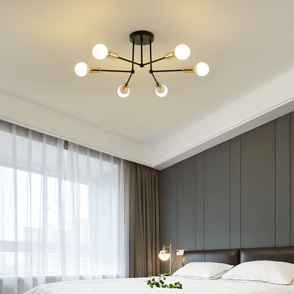 6 Lights LED Modern Ceiling Lights Flush Mount Lighting Hanging Ceiling Lights