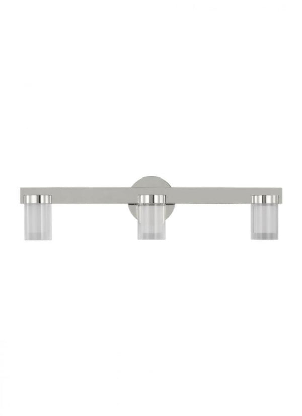 Medium Bath Light, 3-Light, LED, Polished Nickel, 24"L (KWBA27527N 70PKK4H)