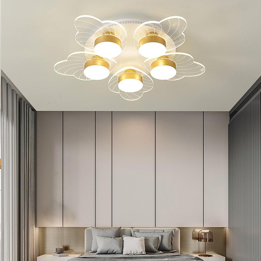 Acrylic Flower Design LED Nordic Ceiling Light Flush Mount Lighting