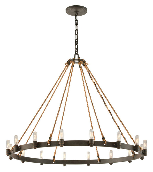 Place Pendant, 16-Light, Shipyard Bronze, Extra Large, 42"W (F3127 J8RR)