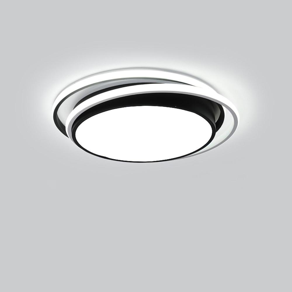 Minimalist Circular Dimmable LED Modern Flush Mount Ceiling Lighting