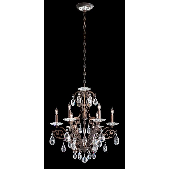 Filigrae 6-Light Chandelier in Antique Silver