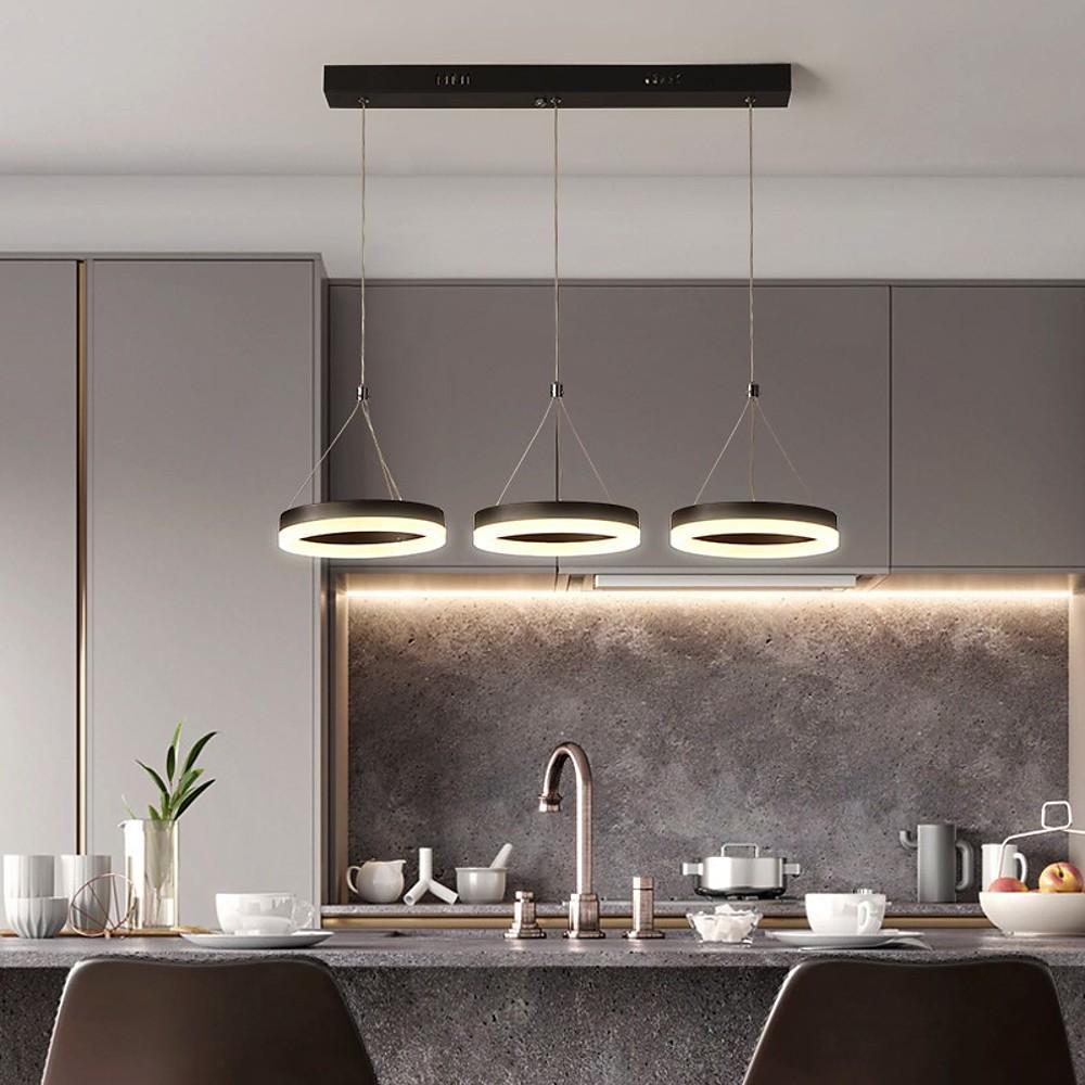 3 Circles Dimmable LED Adjustable Modern Chandeliers Pendant Light