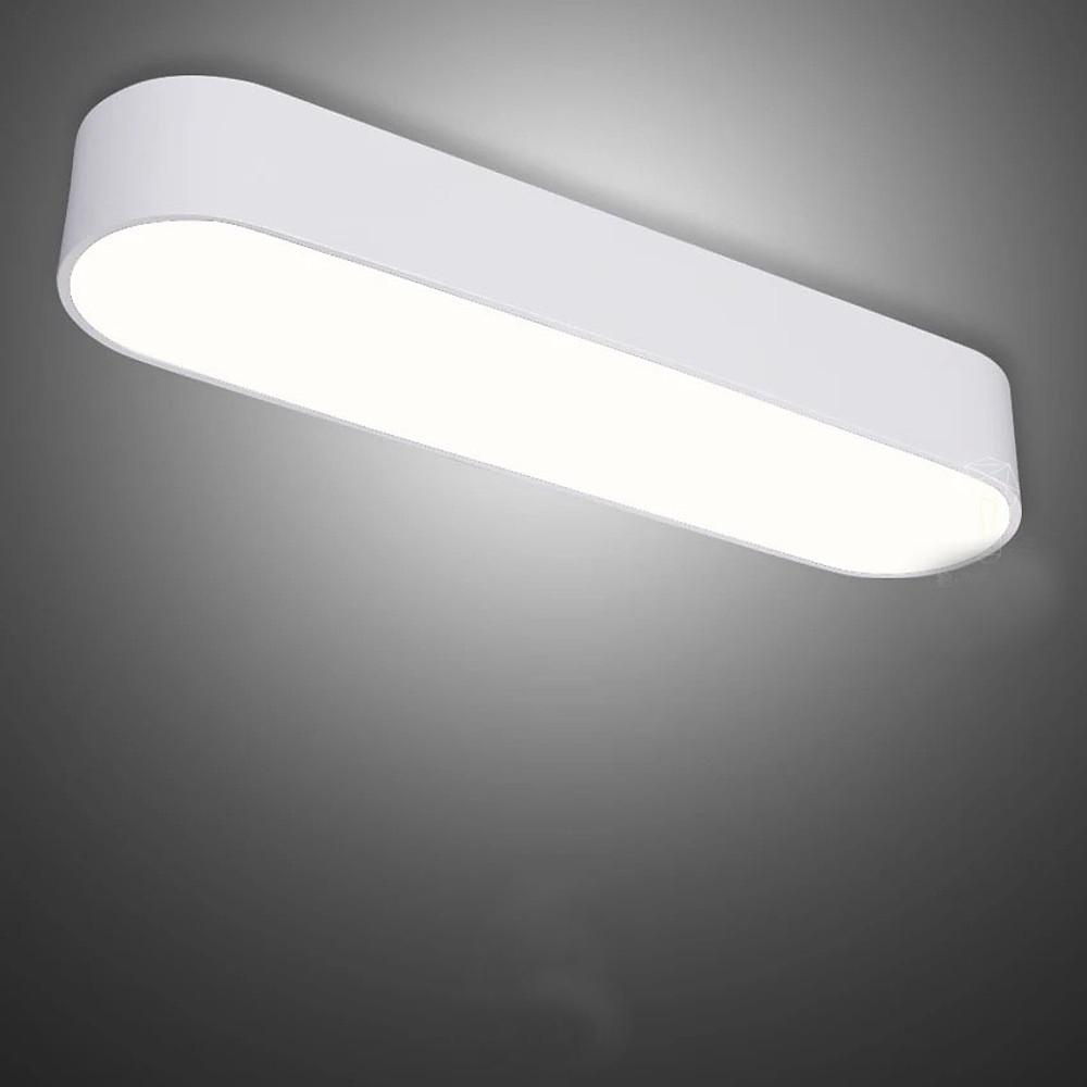 26'' Compact Modern Acrylic Flush Mount Ceiling Light with Integrated Light Bulb