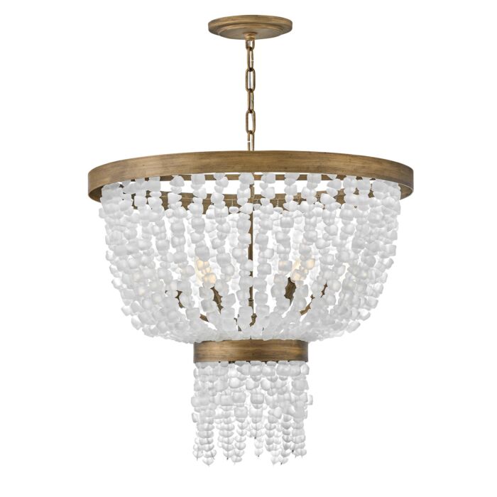 Fredrick Ramond Dune 6-Light Pendant In Burnished Gold