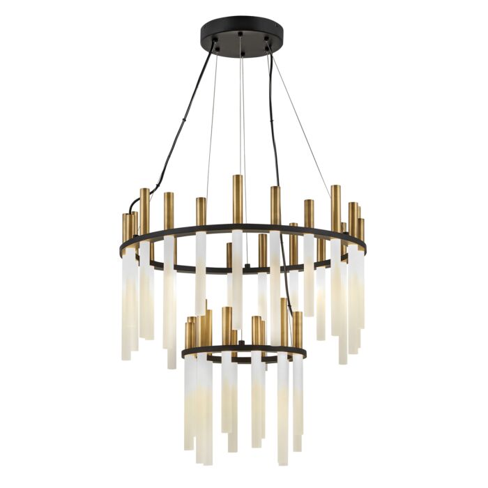 Fredrick Ramond Echo Chandelier In Black*