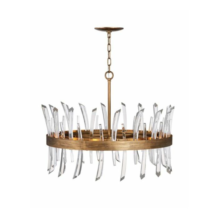 Fredrick Ramond Revel 8-Light Pendant In Burnished Gold