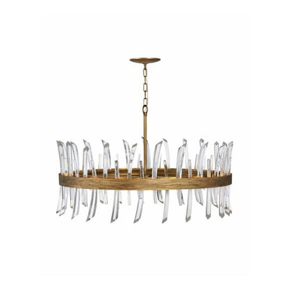 Fredrick Ramond Revel 10-Light Pendant In Burnished Gold